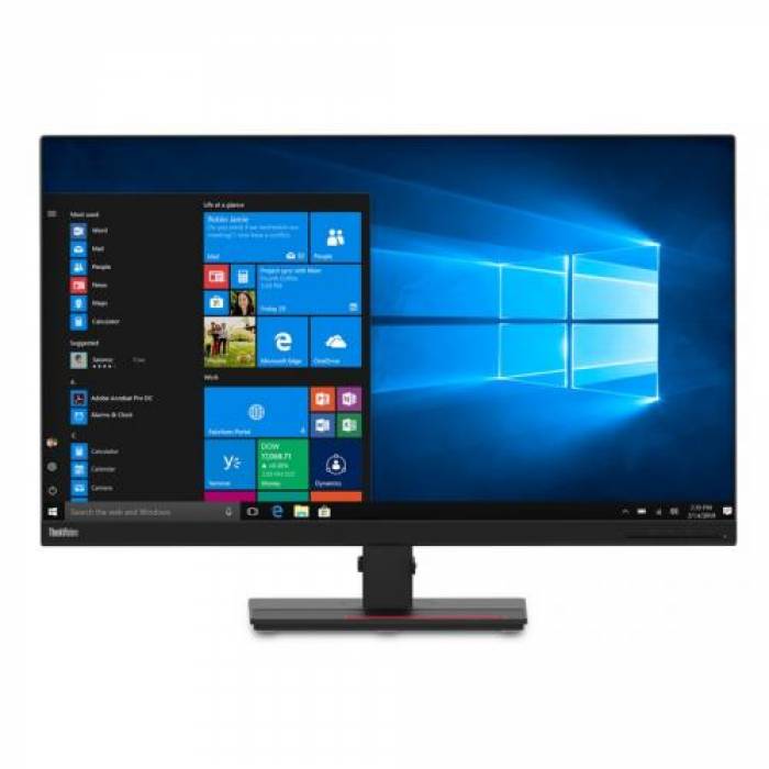 Monitor Lenovo ThinkVision T32p-20, 31.5inch, 3840x2160, 6ms, Black