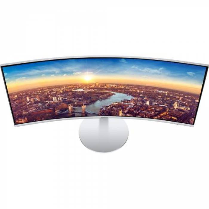 Monitor QLED Samsung CJ791 LC34J791WTPXEN, 34inch, 3440x1440, 4ms GTG, Black