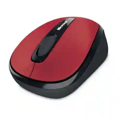 Mouse BlueTrack Microsoft 3500, USB Wireless, Flame Red Gloss