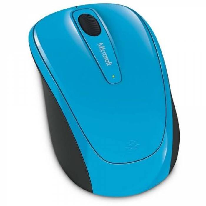 Mouse BlueTrack Microsoft Mobile 3500, USB Wireless, Blue-Black