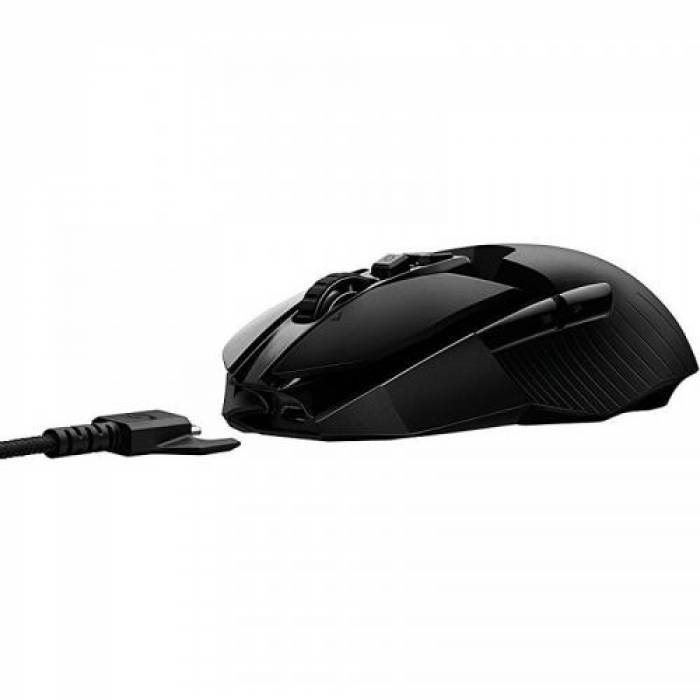 Mouse Hero Logitech G903, RGB LED, Wireless, Black