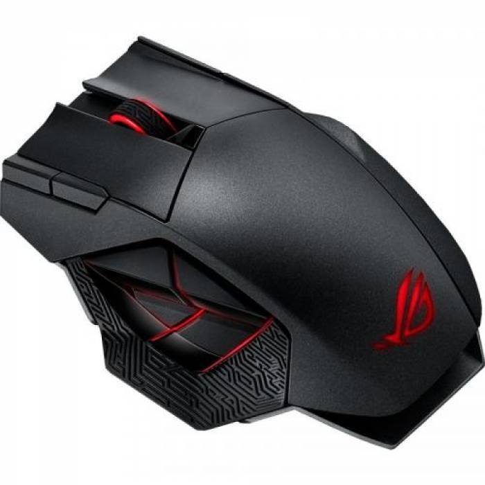 Mouse Laser Asus ROG Spatha, USB Wireless, Black