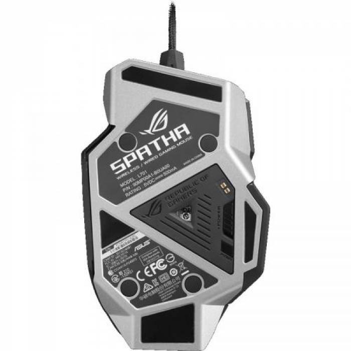 Mouse Laser Asus ROG Spatha, USB Wireless, Black