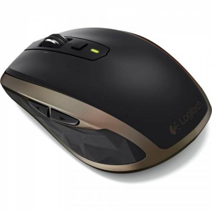 Mouse Laser Logitech MX Anywhere 2, USB Wireless/Bluetooth, Black