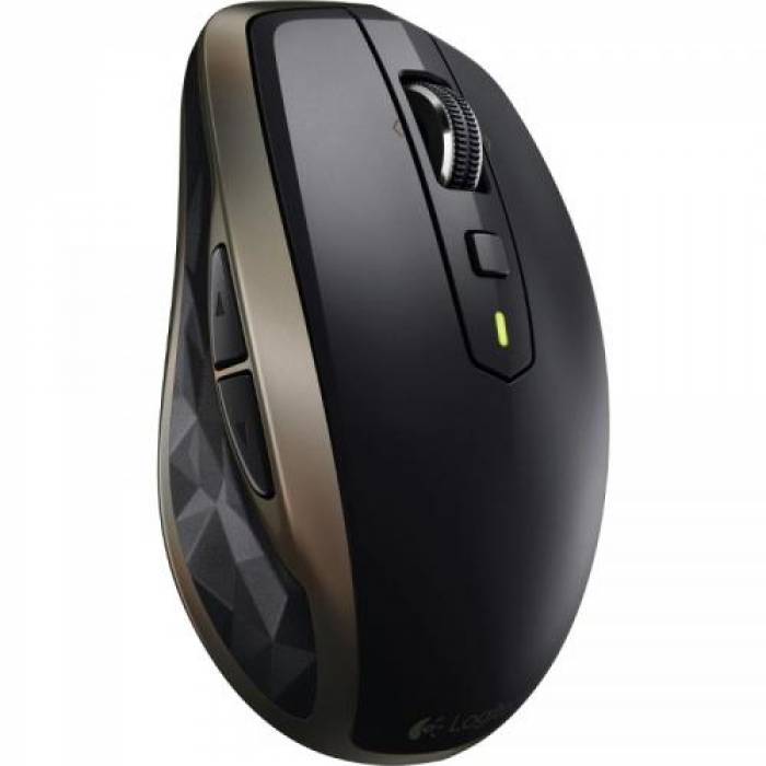 Mouse Laser Logitech MX Anywhere 2, USB Wireless/Bluetooth, Black