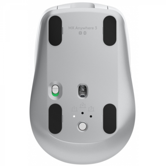 Mouse Laser Logitech MX Anywhere 3, Bluetooth, Pale Grey