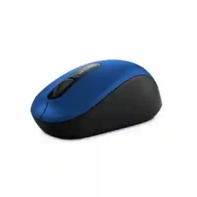 Mouse Laser Microsoft Mobile 3600, Bluetooth, Blue-Black