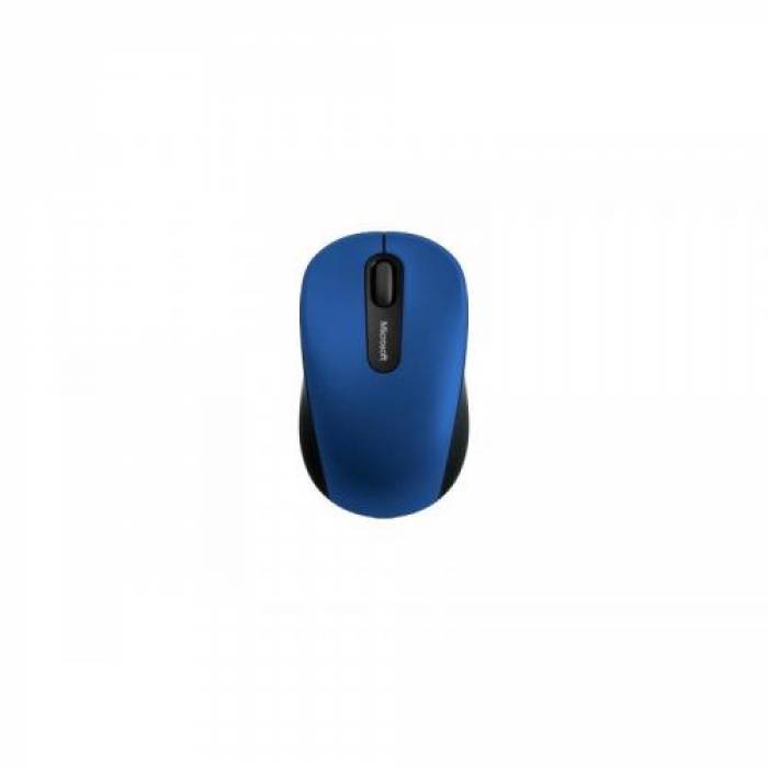 Mouse Laser Microsoft Mobile 3600, Bluetooth, Blue-Black