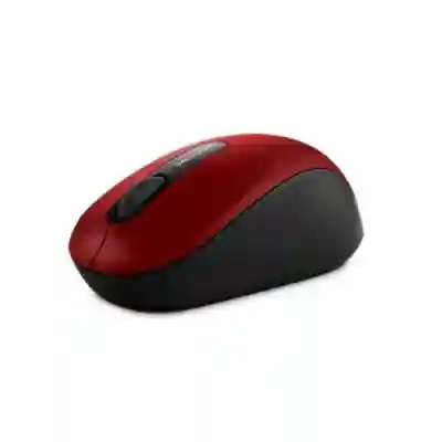 Mouse Laser Microsoft Mobile 3600, Bluetooth, Red-Black