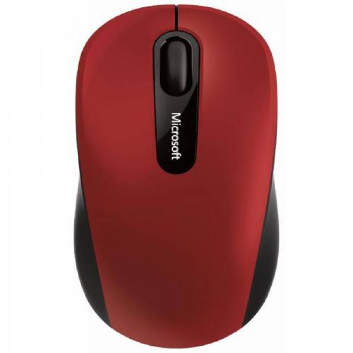 Mouse Laser Microsoft Mobile 3600, Bluetooth, Red-Black