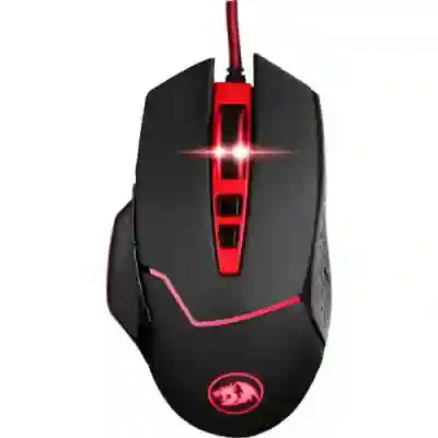 Mouse Laser Redragon Inspirit, RGB LED, USB, Black-Red