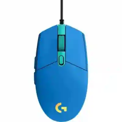 Mouse Logitech G102 Lightsync, USB, Blue