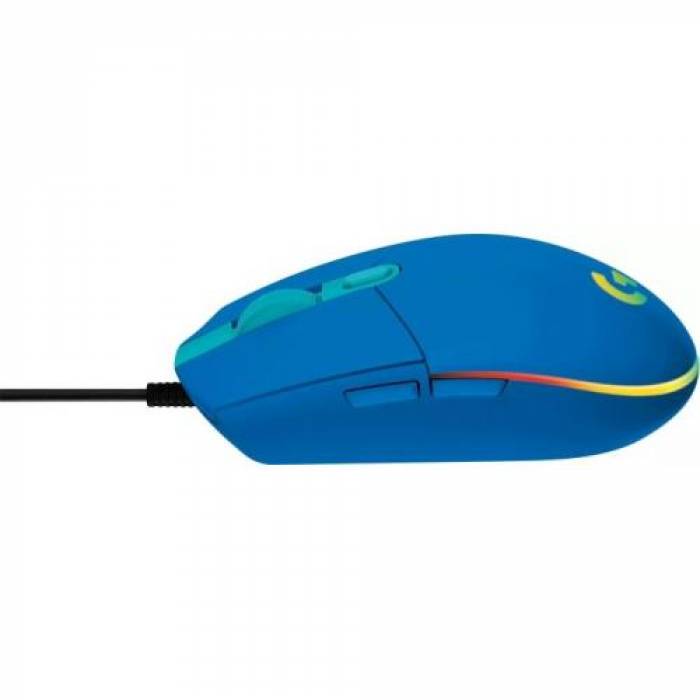 Mouse Logitech G102 Lightsync, USB, Blue