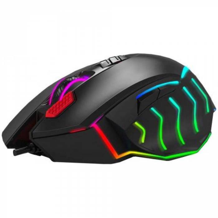 Mouse Optic A4Tech Bloody J95S, RGB LED, USB, Black