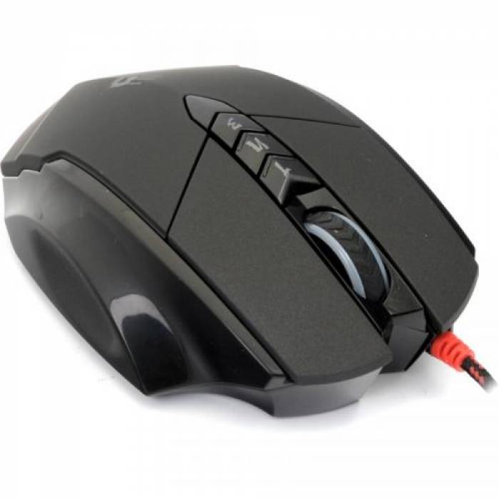 Mouse Optic A4Tech Bloody V7M, Red LED, USB, Black