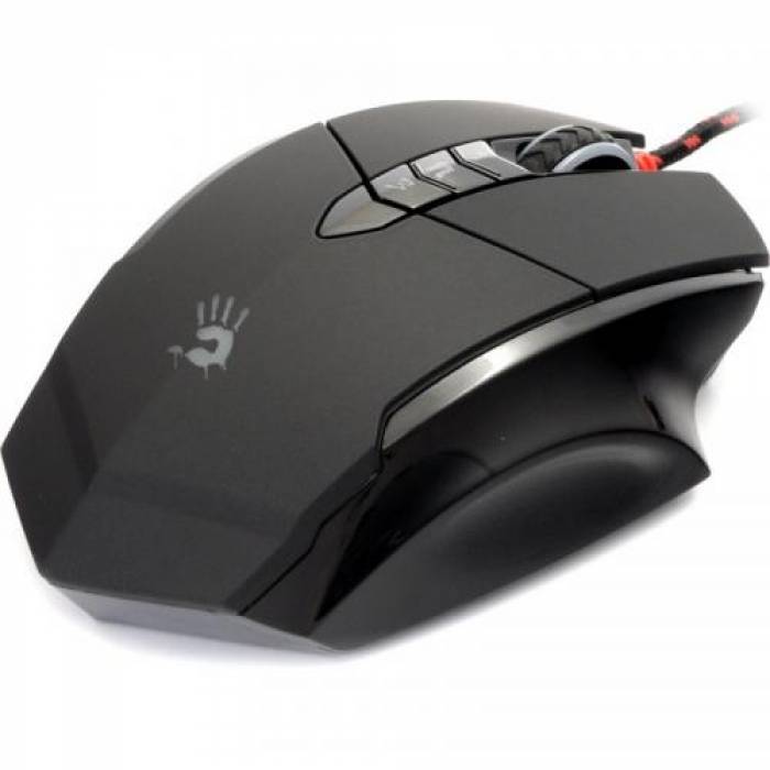 Mouse Optic A4Tech Bloody V7M, Red LED, USB, Black