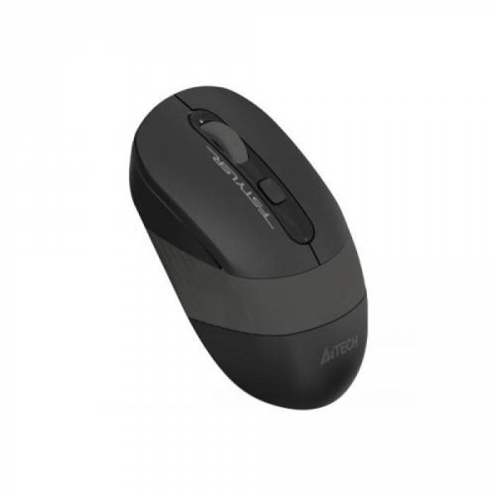 Mouse Optic A4TECH FG10, USB Wireless, Black-Grey