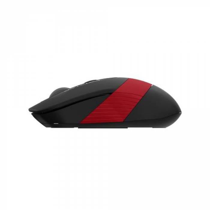 Mouse Optic A4Tech Fstyler FG10, USB Wireless, Black-Red