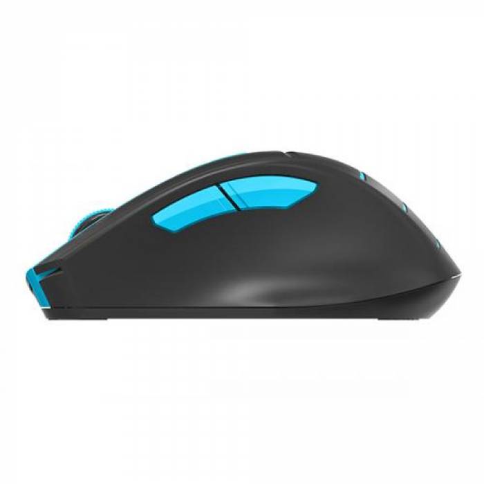 Mouse Optic A4Tech Fstyler FG30, USB Wireless, Black-Blue