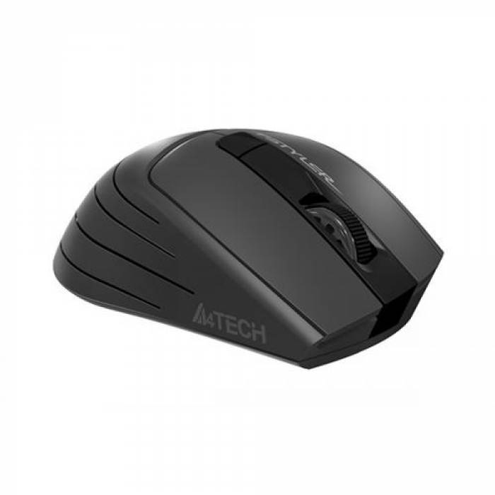 Mouse Optic A4Tech Fstyler FG30, USB Wireless, Black-Grey