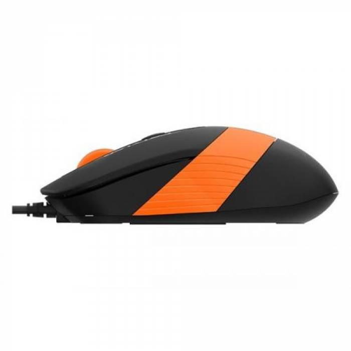 Mouse Optic A4Tech Fstyler FM10, USB, Black-Orange