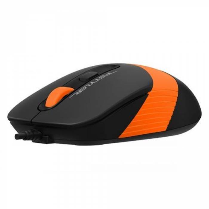Mouse Optic A4Tech Fstyler FM10, USB, Black-Orange