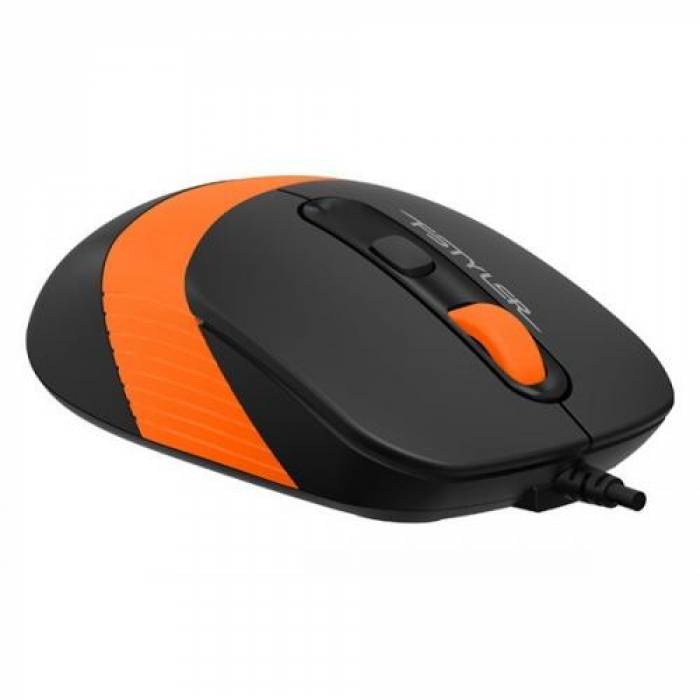 Mouse Optic A4Tech Fstyler FM10, USB, Black-Orange