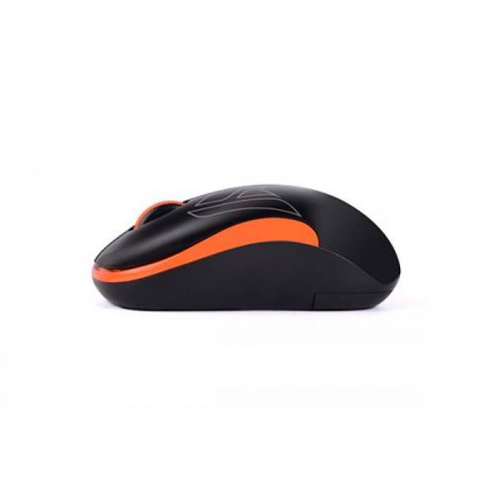 Mouse Optic A4Tech G3-300N-BO, USB Wireless, Black-Orange