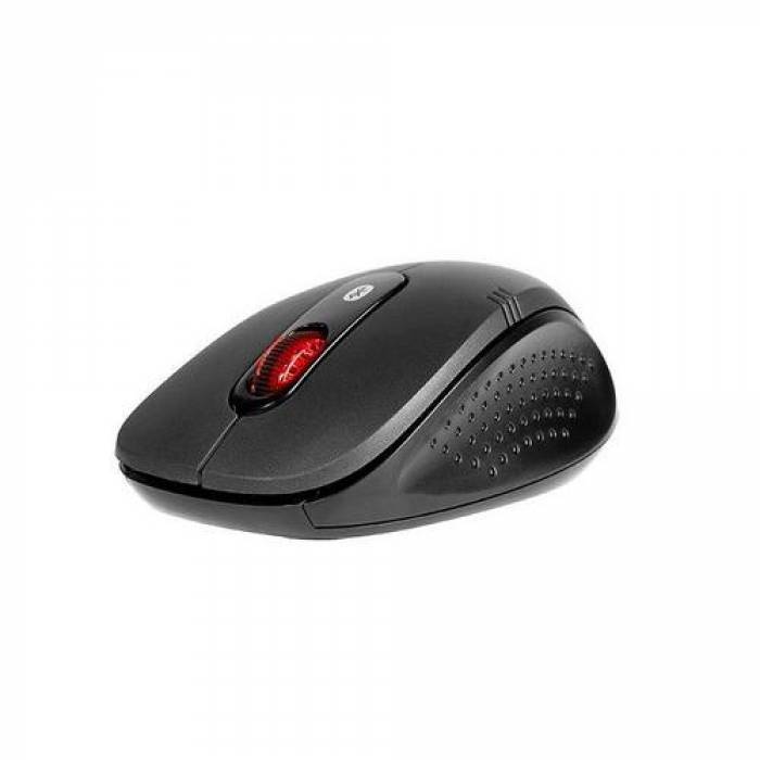 Mouse Optic A4Tech G3, Red LED, USB Wireless, Black