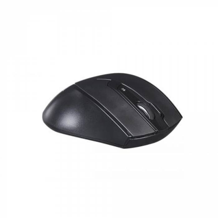 Mouse Optic A4Tech G9-730FX-BK, USB Wireless, Black