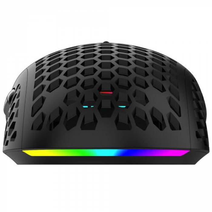 Mouse Optic AQIRYS Doradus, RGB LED, USB, Black