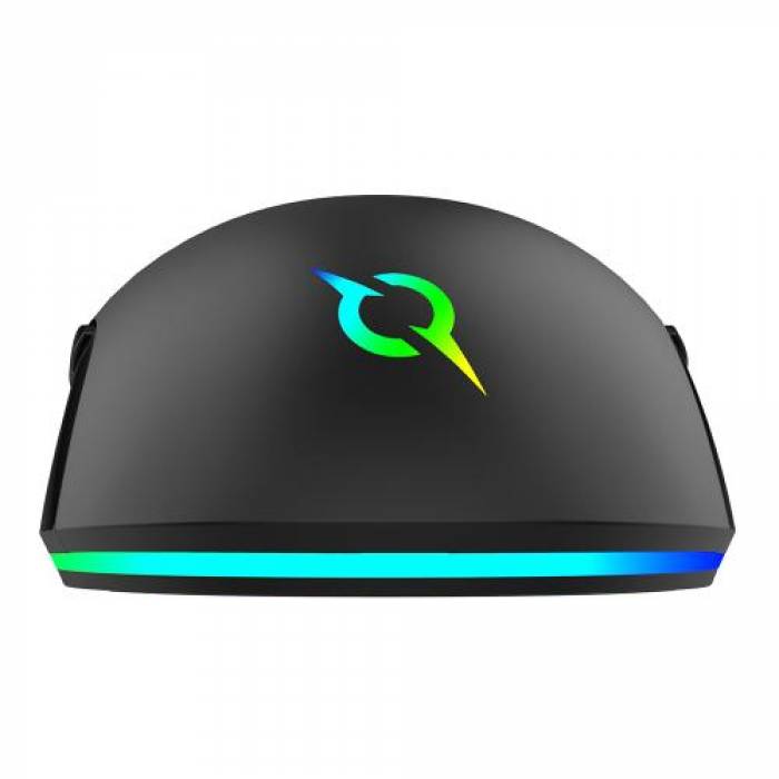 Mouse Optic AQIRYS Orion RGB, USB, Black