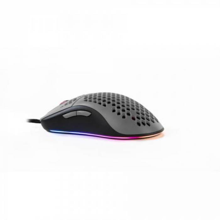 Mouse Optic Arozzi FAVO RGB, USB, Grey