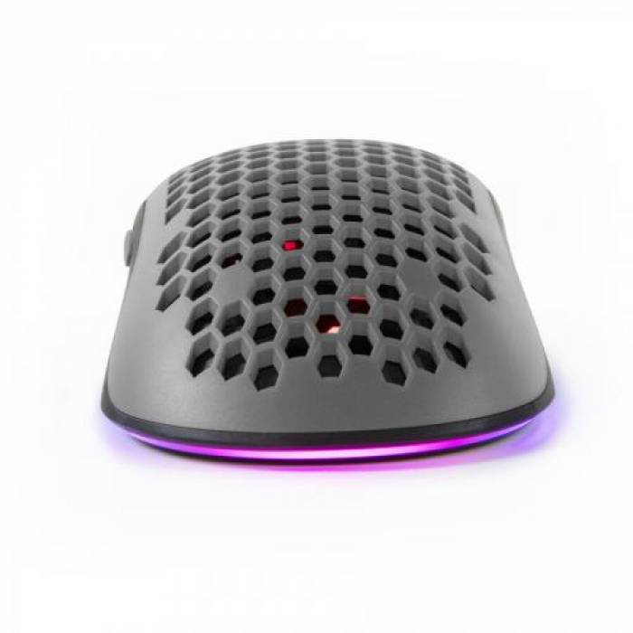 Mouse Optic Arozzi FAVO RGB, USB, Grey