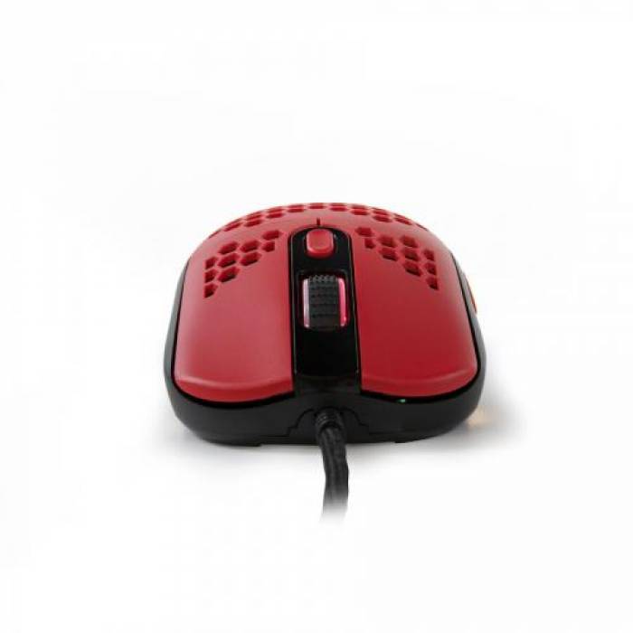 Mouse Optic Arozzi FAVO RGB, USB, Red