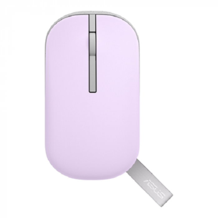 Mouse Optic ASUS Marshmallow MD100, USB Wireless/Bluetooth, Purple