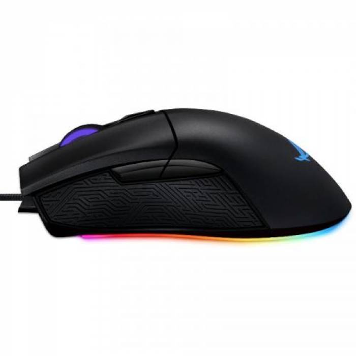 Mouse Optic ASUS ROG Gladius II Origin RGB, USB, Black