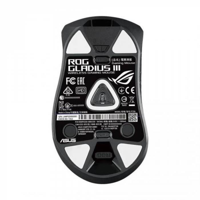 Mouse Optic ASUS ROG Gladius III, USB Wireless, Black