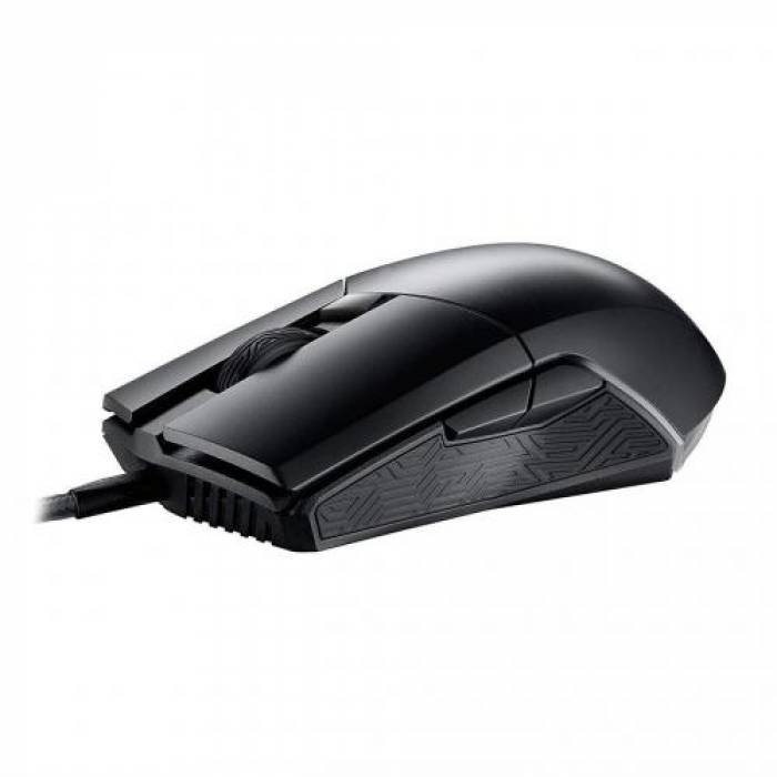 Mouse Optic ASUS ROG Pugio RGB, USB, Black