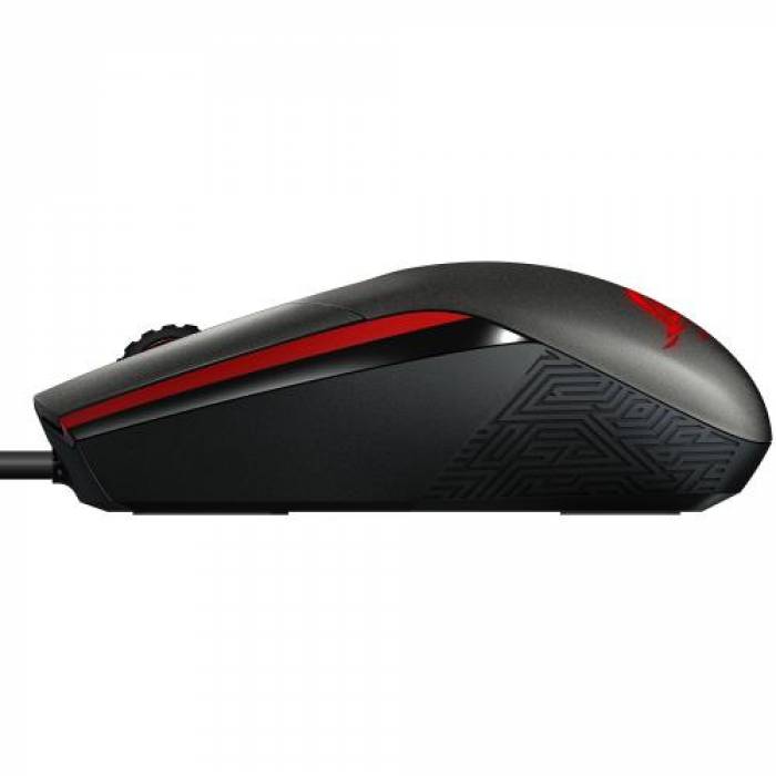 Mouse Optic ASUS ROG Sica, USB, Black