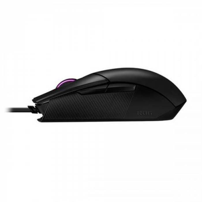 Mouse Optic ASUS ROG Strix Impact II, RGB LED, USB, Black