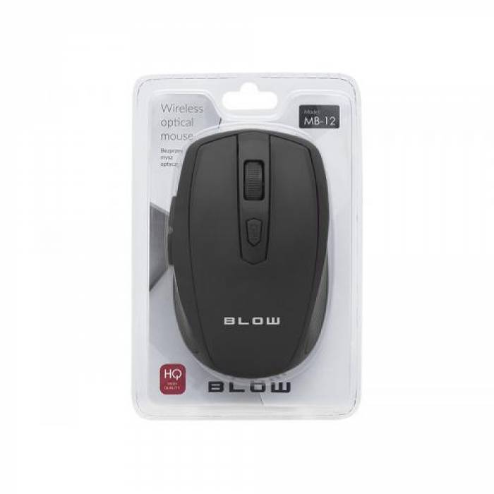 Mouse Optic Blow MB-12, USB Wireless, Black Mouse Optic Blow MB-12, USB Wireless, Black