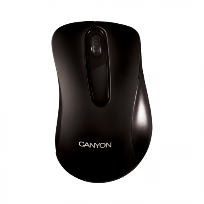 Mouse Optic Canyon BARBONE, USB, Black