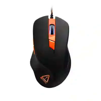 Mouse Optic Canyon CND-SGM03RGB, RGB LED, USB, Black-Orange