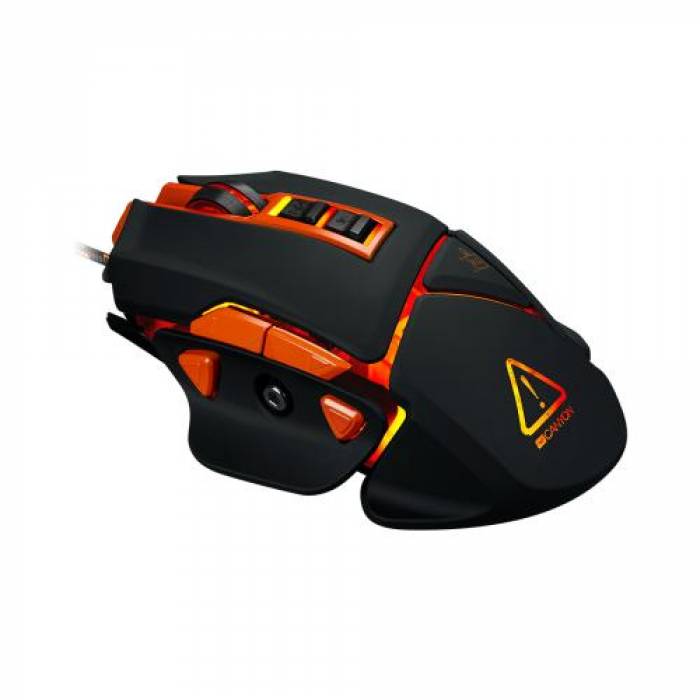 Mouse Optic Canyon CND-SGM6N, RGB LED, USB, Black