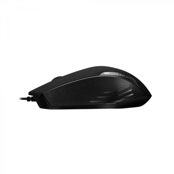 Mouse Optic Canyon CNE-CMS02B, USB, Black