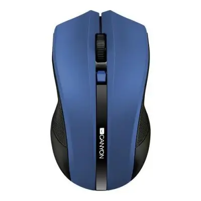Mouse Optic Canyon CNE-CMSW05BL, USB Wireless, Blue-Black