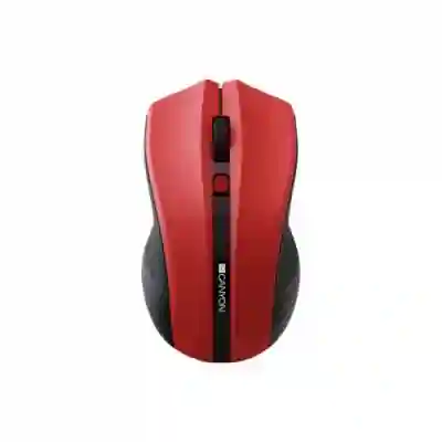 Mouse Optic Canyon CNE-CMSW05R, USB Wireless, Red