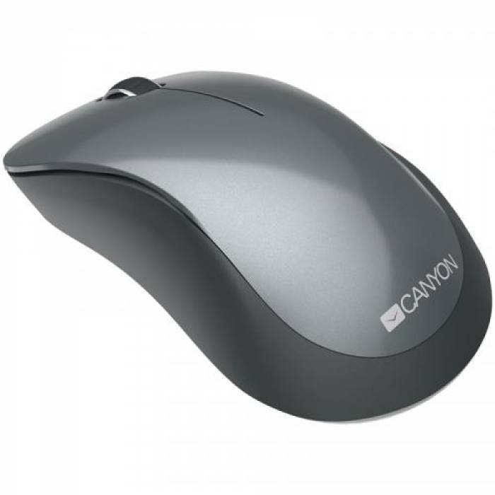 Mouse Optic Canyon CNE-CMSW11B, USB Wireless, Black