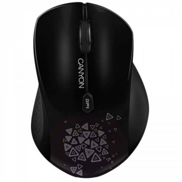 Mouse Optic Canyon CNS-CMSW4, USB Wireless, Black